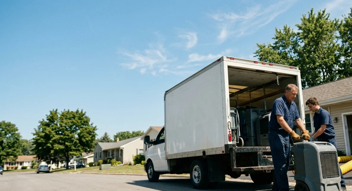 Water Damage Cleanup in Vaughnsville, OH near me